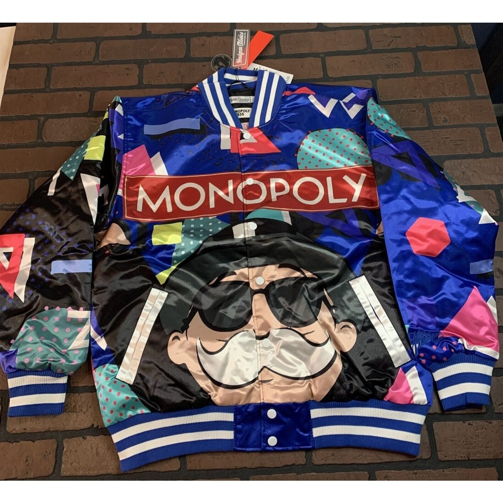 MONOPOLY Headgear Classics Streetwear‎ Jacket~Never Worn~L XL